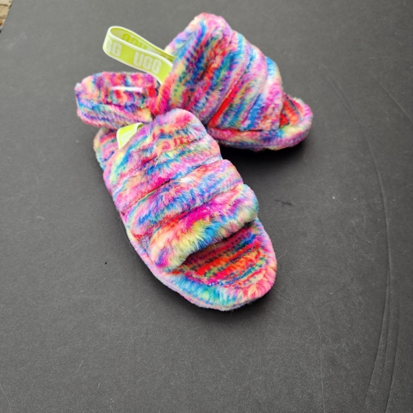 NWT Ugg Fluff Yeah Pixelate slippers - Picture 2 of 7